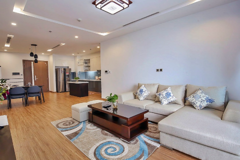 Beautiful apartment with 3 bedrooms for rent in Vinhomes Metropolis, Ba Dinh