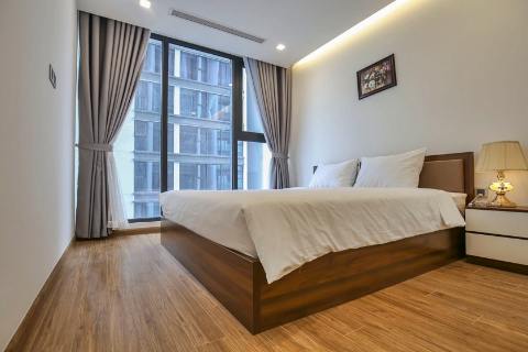 Elegant  3 bedroom apartment with modern furniture for rent in Vinhomes Metropolis, Hanoi