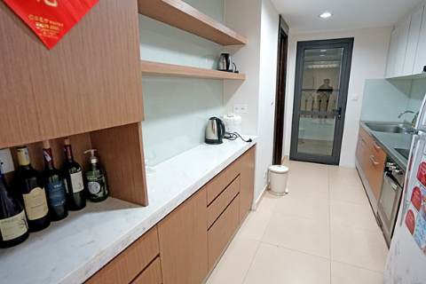 Modern and spectacular 2 bedroom apartment for rent in Hoang Thanh tower, Hanoi