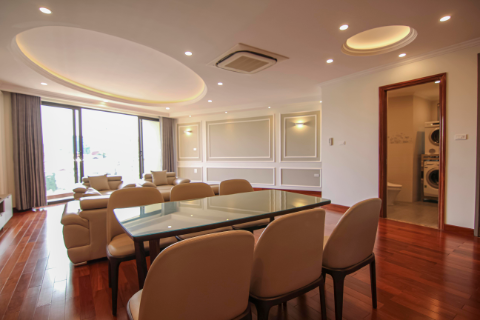 Spacious and modern 2 bedroom apartment with lake view for rent in Tay Ho, Hanoi