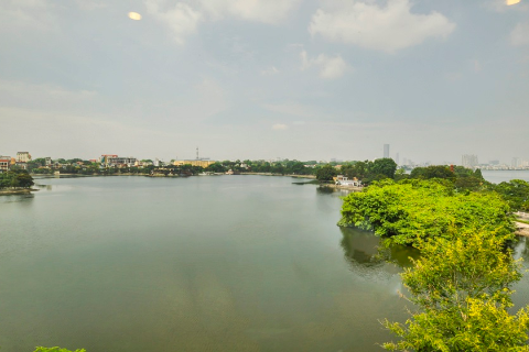Lake view apartment with 1 bedroom for rent in Truc Bach, Hanoi