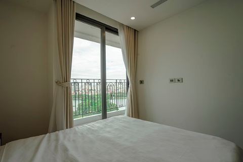 Lake view 02 bedroom apartment for rent in HDI Tower, Hai BaTrung, Hanoi