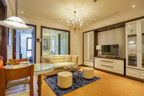 Luxurious  apartment with modern furniture for rent in Ba Dinh, near Truc Bach Lake