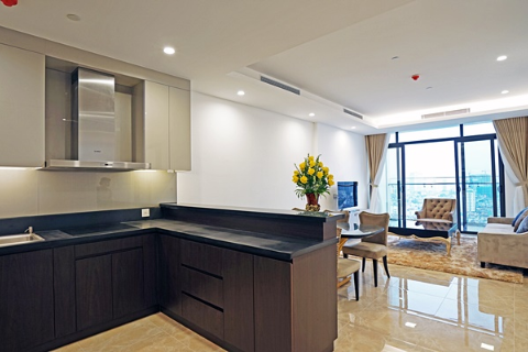 Brand new high quality 3 bedroom apartment for rent in Sun Grand City, Hanoi
