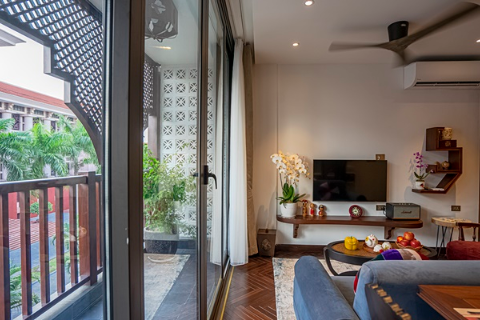 Brand-new 1 bedroom apartment for rent on Ton That Thiep street, Hanoi