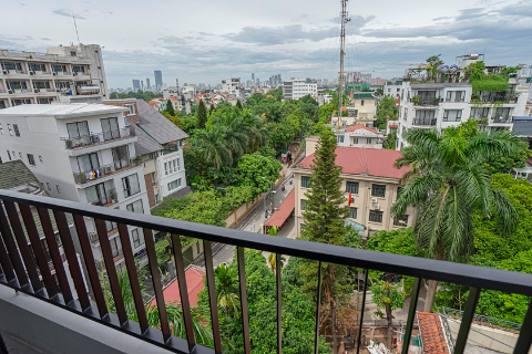 Brand new and modern 2 bedroom apartment on the top floor for rent in Tay Ho