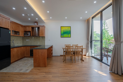 Beautiful apartment with 2 bedrooms and nice balcony for rent in Xuan Dieu, Tay Ho