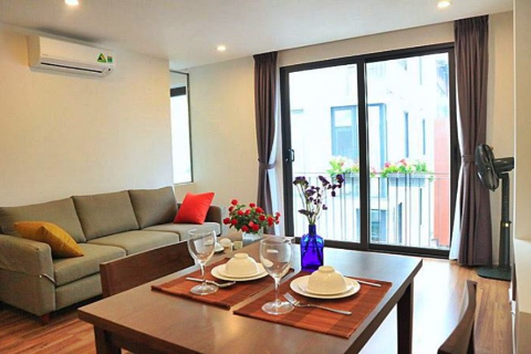 Beautiful apartment with 1 bedroom for rent in Kim Ma, Ba Dinh, Hanoi