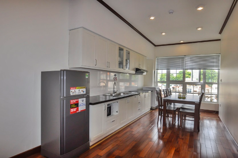 High floor 2 bedroom apartment for rent in Truc Bach area, lake view