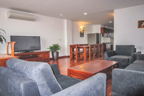 Penthouse 3 bedroom apartment for rent in Truc Bach Lake, Ba Dinh, Hanoi