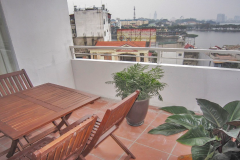 Penthouse 3 bedroom apartment for rent in Truc Bach Lake, Ba Dinh, Hanoi