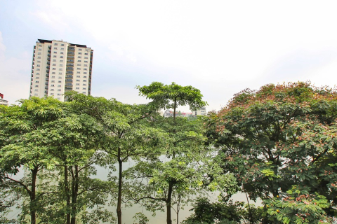 Lake view apartment with 2 bedroom for rent in Truc bach, Ba Dinh, Hanoi