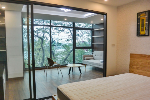 Beautiful apartment for rent with lake view in Truc Bach, Ba Dinh