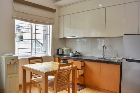 Bright Apartment with 1 bedroom for rent in Pham Huy Thong, Ba Dinh