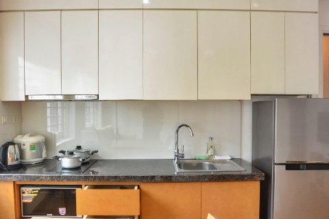 Bright Apartment with 1 bedroom for rent in Pham Huy Thong, Ba Dinh