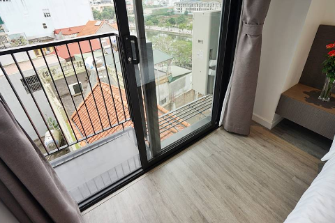 Brand new, full of sunlight 1 bedroom apartment for rent in Tay Ho, Hanoi