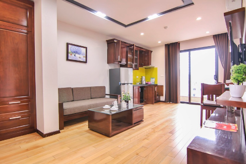 Good layout Apartment with 1 bedroom for lease in Linh Lang, Ba Dinh