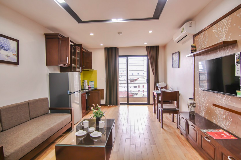 Good layout Apartment with 1 bedroom for lease in Linh Lang, Ba Dinh