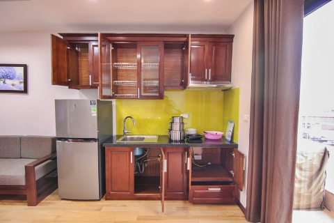 Good layout Apartment with 1 bedroom for lease in Linh Lang, Ba Dinh