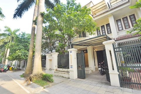 Unfurnished villa for rent in  Ciputra, Tay Ho, Hanoi