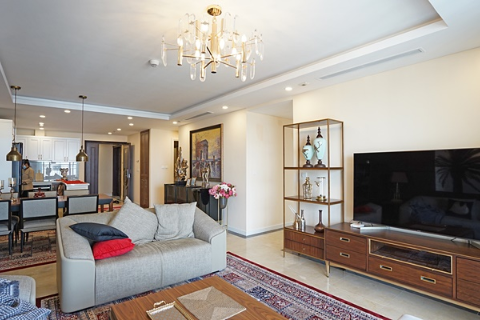 Spectacular serviced 3 bedroom apartment for rent in D’. Le Roi Soleil, Tay Ho, Hanoi