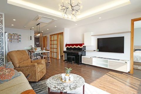 Brand new and fully furnished 2 bedroom apartment for rent in D’. Le Roi Soleil, Tay Ho, Hanoi