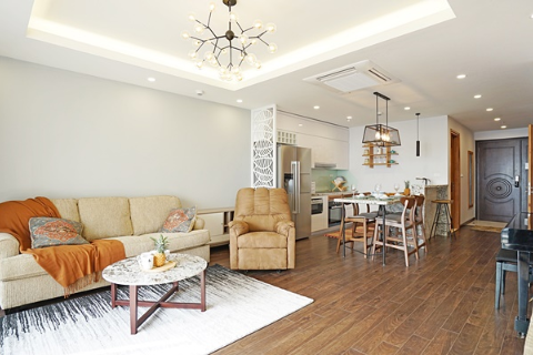 Brand new and fully furnished 2 bedroom apartment for rent in D’. Le Roi Soleil, Tay Ho, Hanoi