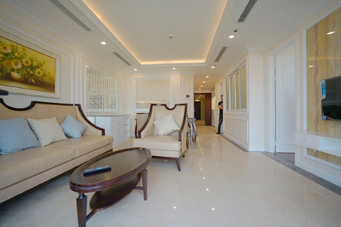 Luxurious 2 bedroom apartment for rent in D' Le Roi Soleil, Xuan Dieu, Tay Ho