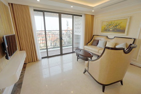 Luxurious 2 bedroom apartment for rent in D' Le Roi Soleil, Xuan Dieu, Tay Ho