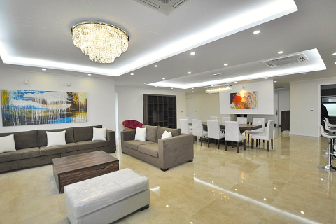 Amazing 4 bedrooms apartment for lease in Ciputra, Hanoi.