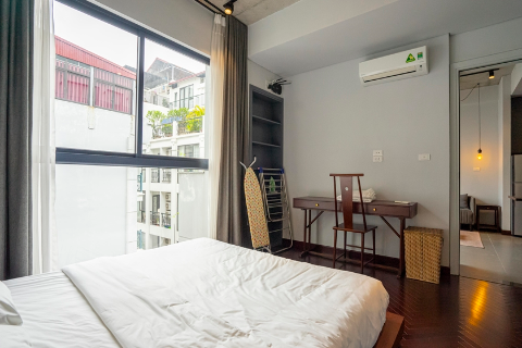 Bright 1 bedroom apartment with good quailty furniture for rent in Tay Ho