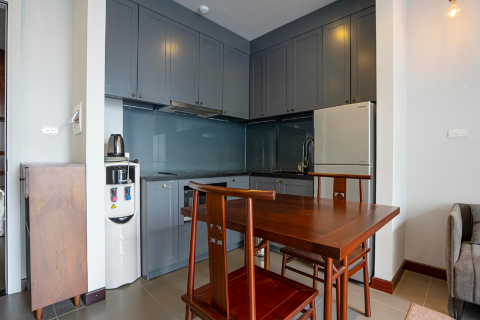 Fully furnished 1 bedroom apartment with a nice balcony for rent in Tay Ho