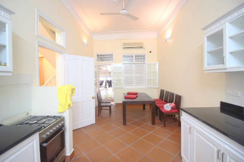 Stunning house for rent in Tay Ho with 5 bedrooms, courtyard, car access