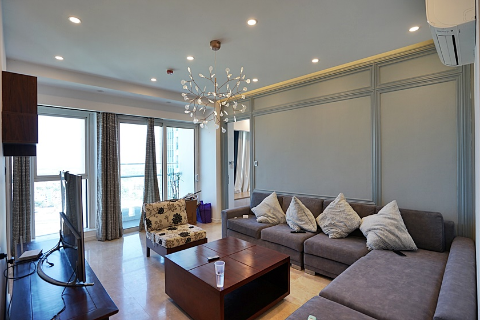 Beautiful and spacious 3 bedroom apartment with modern design for rent in Ciputra Hanoi