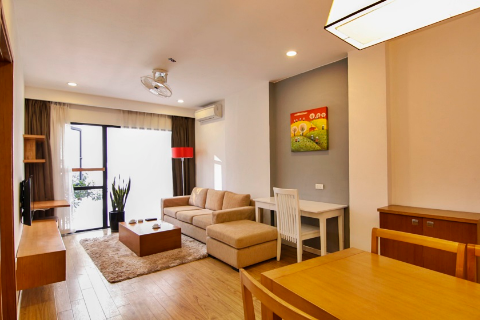 Bright one bedroom apartment for rent in Dao Tan str, Ba Dinh