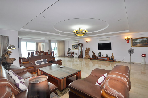 Spacious 4 bedroom apartment for rent now in L block Ciputra, Hanoi