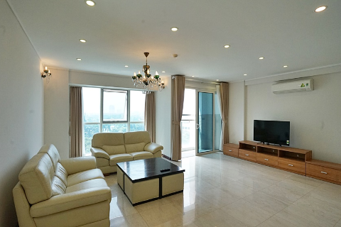 Spacious 3 bedroom apartment at L Building with fully furnished in Ciputra, Hanoi