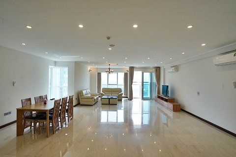 Spacious 3 bedroom apartment at L Building with fully furnished in Ciputra, Hanoi