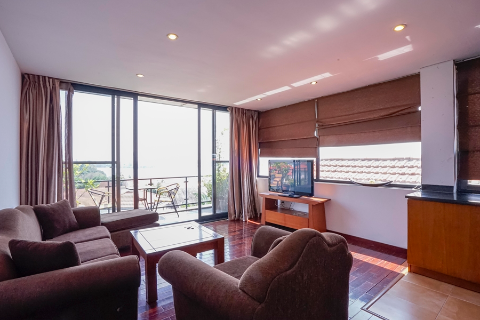 Beautiful lake view one bedroom for rent on Quang Khanh str, Tay Ho district