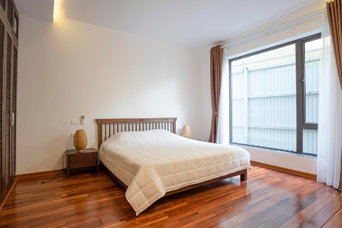 Lake view 3 bedroom apartment with a beautiful and spacious balcony for rent in Tay Ho