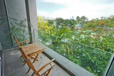 Cozy 2 bedroom apartment with lake view for rent on Quang Khanh street, Tay Ho
