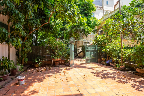 Nice 4 bedroom house for rent in To Ngoc Van, Tay Ho with a spacious courtyard, car access