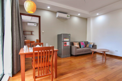 Homely 1 bedroom apartment with balcony for rent in Doi Can, Ba Dinh