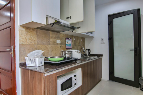 Homely 1 bedroom apartment with balcony for rent in Doi Can, Ba Dinh