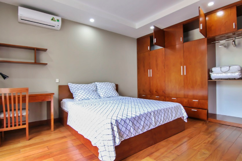 Homely 1 bedroom apartment with balcony for rent in Doi Can, Ba Dinh