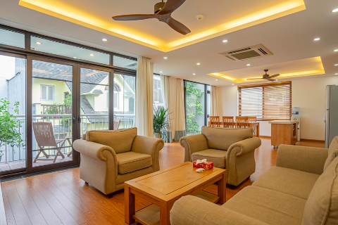 Spacious & charming 3 bedroom apartment for rent in Dang Thai Mai, Tay Ho