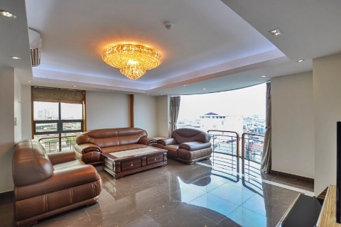Spacious  3 Bedroom Apartment For Rent in Ba Dinh