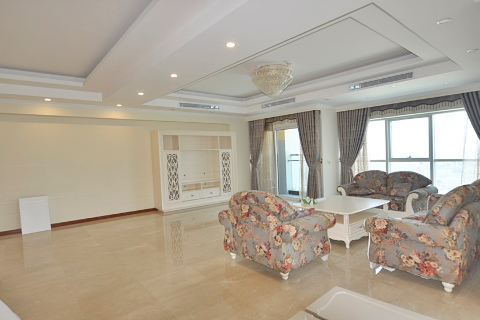 Bright apartment with 4 bedrooms for rent in Ciputra, Hanoi.