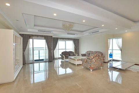 Bright apartment with 4 bedrooms for rent in Ciputra, Hanoi.