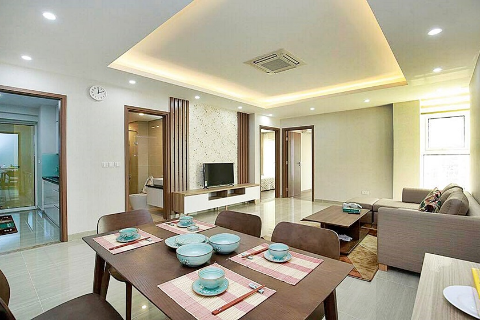 Apartment with 3 bedrooms for rent in L3 Building, Ciputra Hanoi